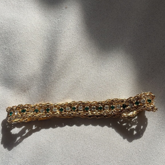 Gold tennis bracelet - Picture 2 of 5